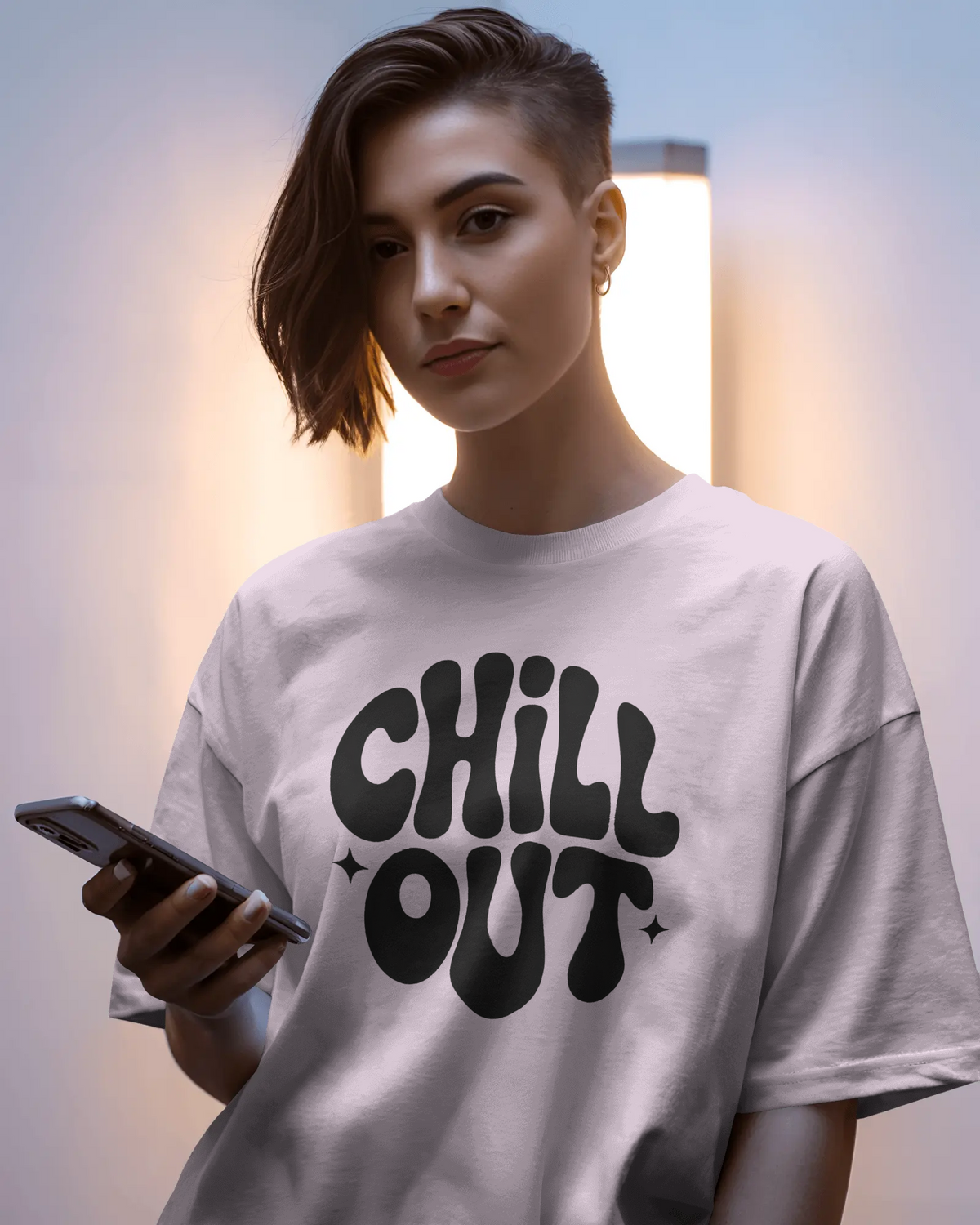 Blexee Women’s Chill Out Oversized T-shirt